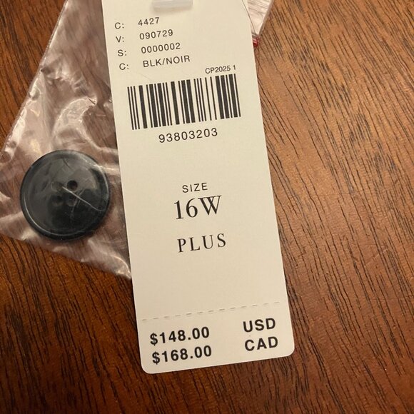 Maeve Black Leather Pants NWT FLAW - Picture 11 of 11